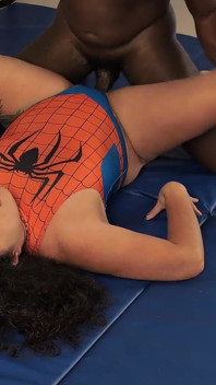 Spiderwoman Gets Out Wrestled and Fucked