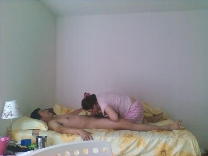 SquishMallow3328: Submissive Chinese Slut Sucks My Dick and Swallows My Cum