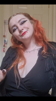 Serving You Morticia Addams Vibes