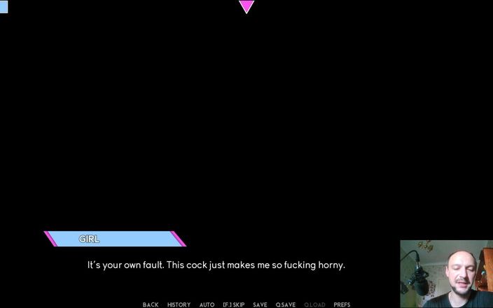 Sex game gamer: Mastürbasyon yapıyor ve duvardaki bir delikten emiyor