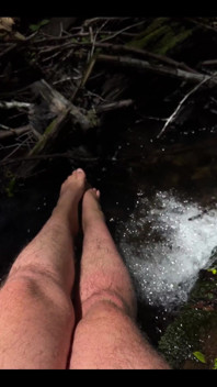 Rushing Water Against My Hirsute Legs