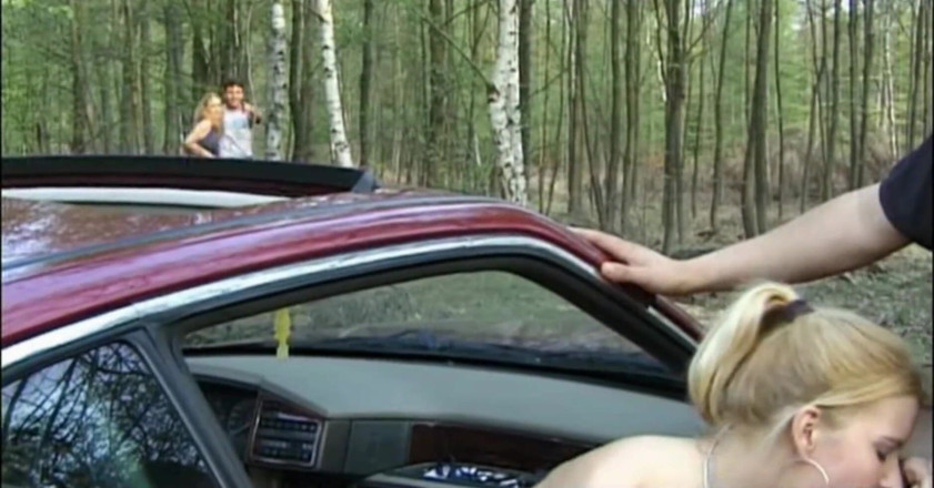 6-movies: Couple get caught one outdoor sex