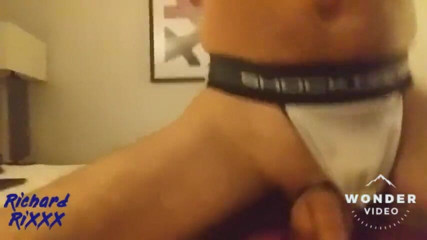 Richard RiXXX: Amateur Hot Furry Otter in Jockstrap Riding Big Dildo Stroking...