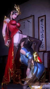 Medusa Queen and Feng Qing Yi Seduce - 3D Animation