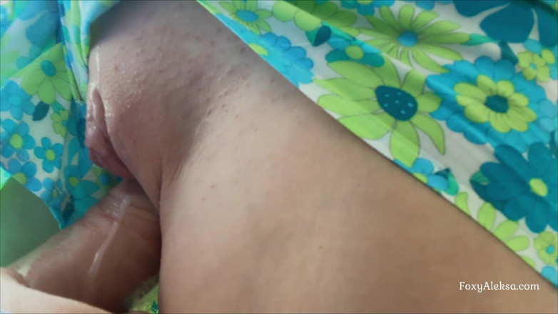 FoxyAleksa: Omg!!! He Cum on My Petite Pussy! He Cant Stop...