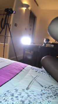 Bakış açısı kamerası Monika Wild dildo külotlu çorap