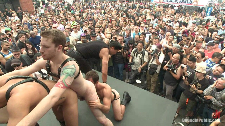Bound in public: Sexy Stud Cameron Kincade - the Folsom Street Whore