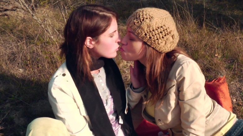Outdoor Fucktivities: Busty babe takes it had from her slutty girlfriend