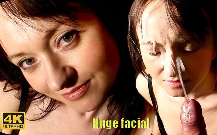 Mayas Handjobs: Huge Facial From Ruined Orgasm