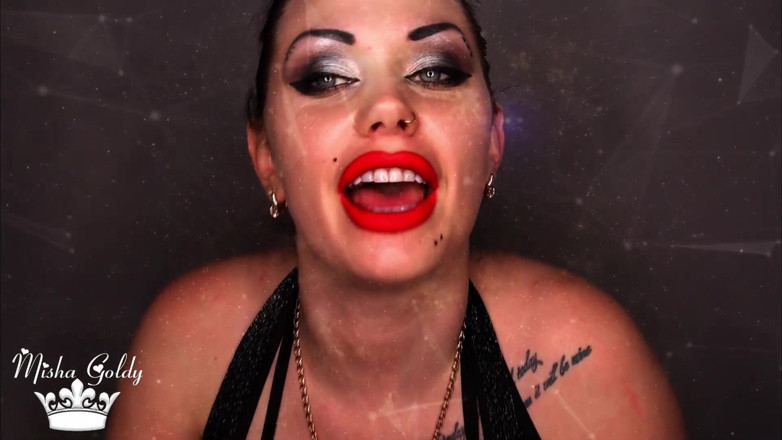 Goddess Misha Goldy: Today I am letting you wank all over my big...
