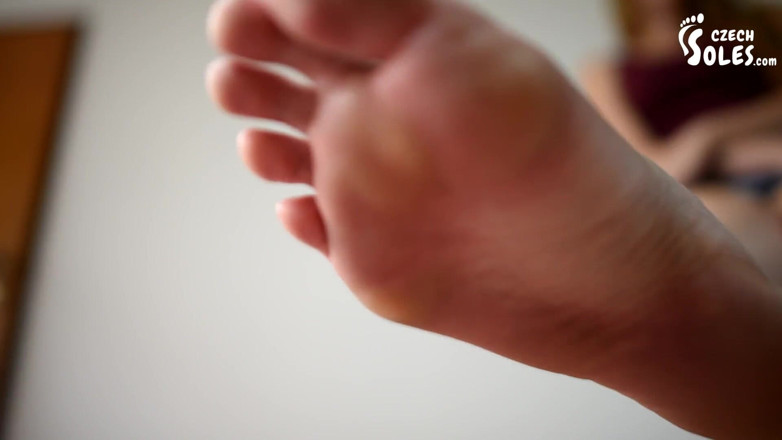 Czech Soles - foot fetish content: So, you like my big feet, don't you?