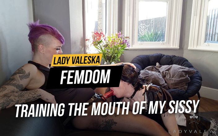 Lady Valeska femdom: Training the mouth of my sissy