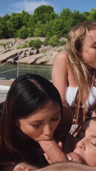 Alexa Flexy Aboard Your Boat with Her Girl Crew Alexis Crystal,lia Lin, May Thai and Megan Fiore