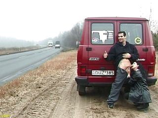 Goldwin pass: Crazy German couple fucking on street