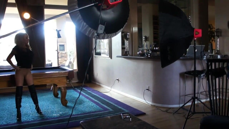 Aziani: Behind the scenes with busty blonde Madison
