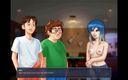 Cartoon Play: Summertime saga part 206 - small boobs blue hair