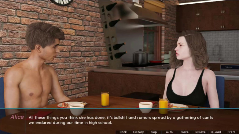 Visual Novels: Yaz kokusu bölüm 5 (üvey kız kardeş rotası)