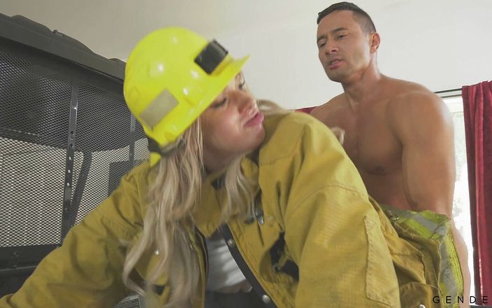 GenderX: GenderXFilms - Hot firefighting trans Aspen Brooks tittyfucked