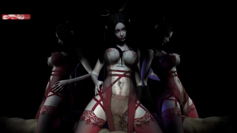 X Hentai: Vnadná královna: virtuální bohyně září nad - 3D animace Hentai