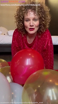 Merce Masturbates with Balloons, She's Super Horny, Look at Her Pussy
