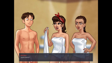 HotSummer117: Summertime Saga Cap 33 - the Showers and Two Girls