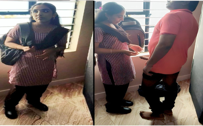 Parizadi: I8 anni ragazza indiana del college sesso con il ragazzo...