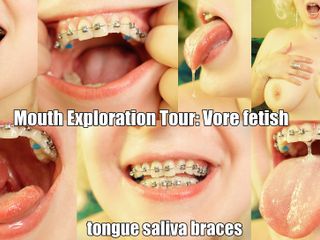 Arya Grander: Mouth exploration tour: vore fetish