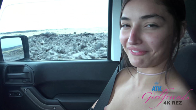 ATK Fans (Girlfriends): Emily flashes a bit to keeps everyone excited