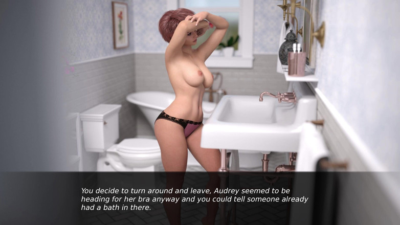 3D Cartoon Porn: Dusklight Manor 1 - John Peeking Łazienka, w której Audrey's Seein ... r Piękne...