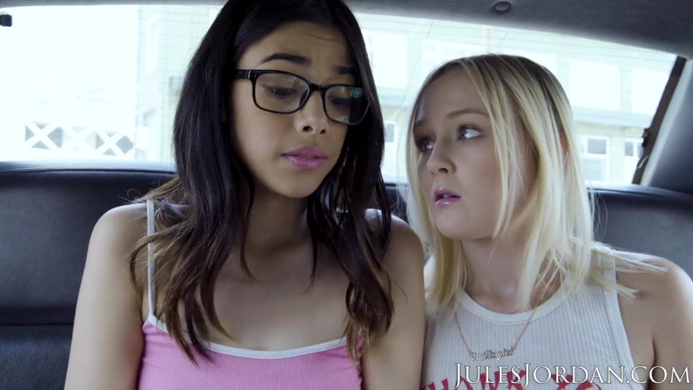Jules Jordan: Teen sluts Natalia Queen &amp; Harmony Wonder get taken into custody