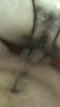 I fuck the wet hairy pussy of this sexy hot granny with small natural tits until I squirt all over her