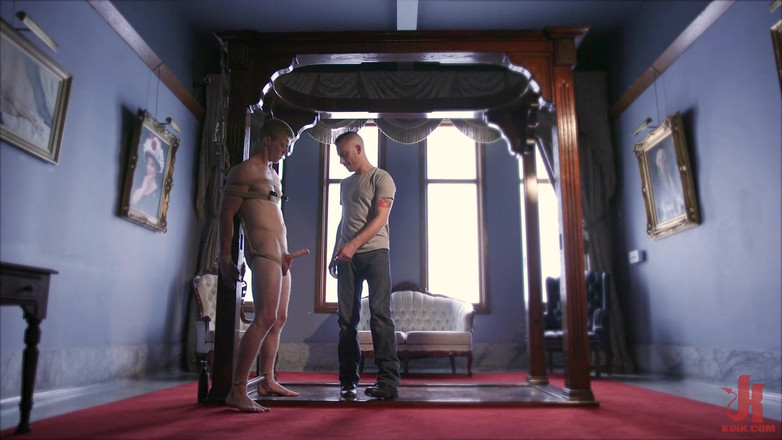 Kink Men Classics: Chris Pryce Straight Stud se poprvé dotkl chlapa