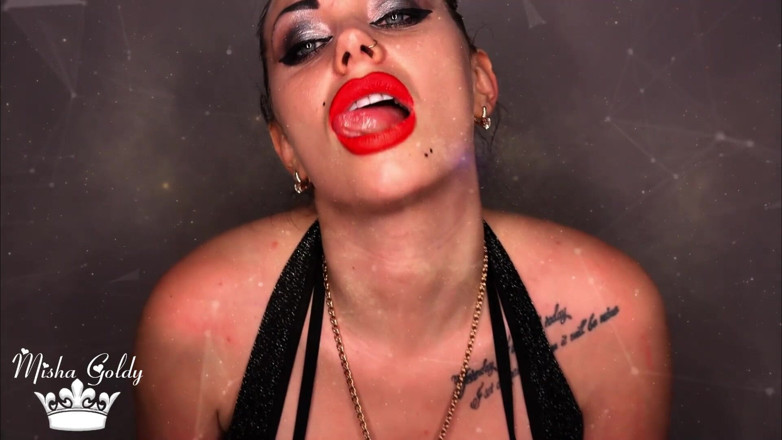 Goddess Misha Goldy: Today I am letting you wank all over my big...