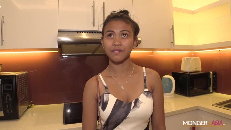 Monger In Asia: Cute bubbly Asian teen creampied at job interview