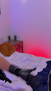 Double Pegged - Cuck Gets Pegged by Two Latex Femdoms