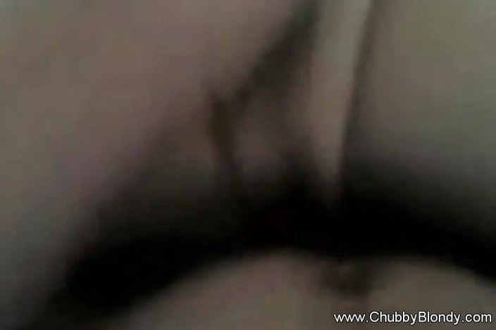Chubby Blondy: Amateur homemade sex
