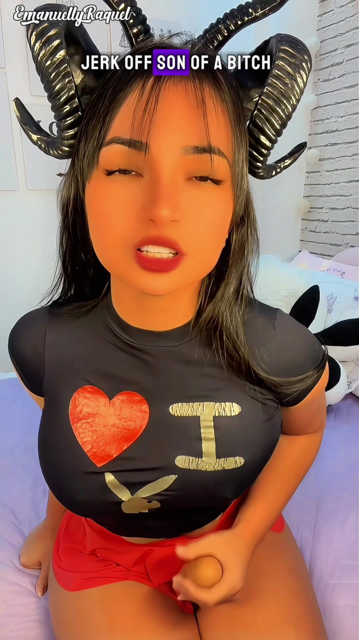Emanuelly Raquel: Friday Fetish Eat Your Little Milk