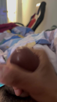 Man with Big Penis Masturbating