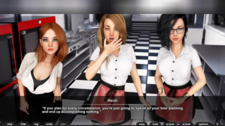3DXXXTEEN2 Cartoon: Too much T&amp;A for one man. 3D porn - Cartoon sex