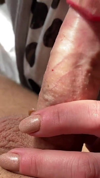 Foreskin Play Hard and Handjob with Post Cum Play