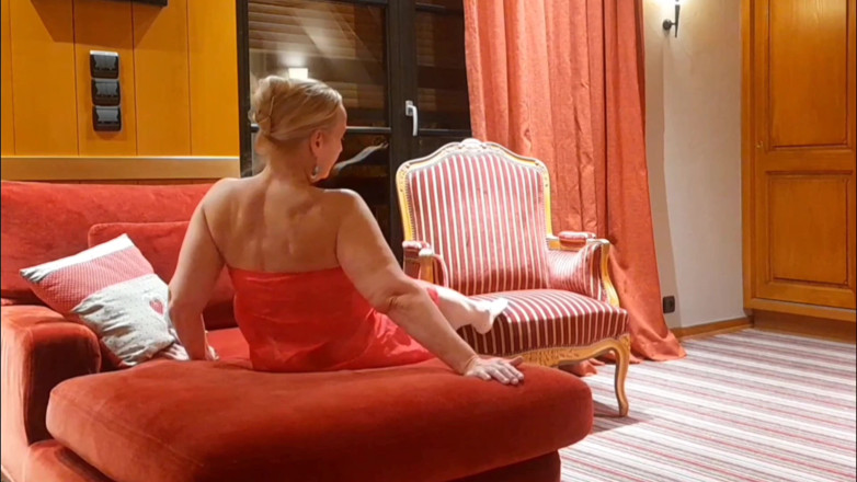 Selena701: Mature Blonde Wife Enjoys Sex After Walk