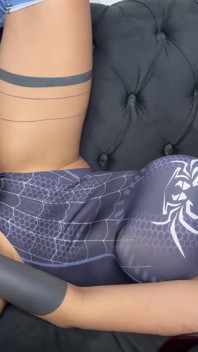 Spider Girl Gets an Incredible Facial and a Intense Fucking!