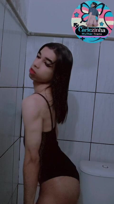 Srta. Carla: Carlezinha - Slut in a Swimsuit and Panties Tucked up Her...