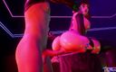 Horny anime girls: Bar Girl Gets Fucked in Her Big Ass and Juicy...