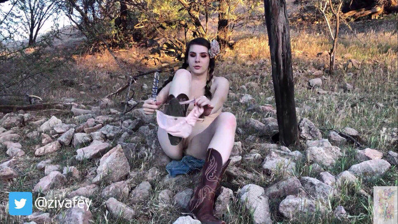 Ziva Fey: Ziva Fey - Cowgirl masturbation