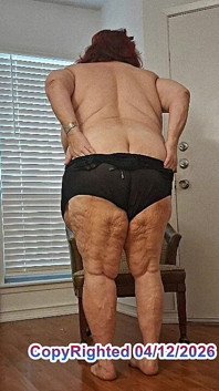 BBW Mature Redhead Nurse Vicki Models Lingerie