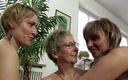 Mature Climax: Lovely mature and her friends are pleasing two hard cocks