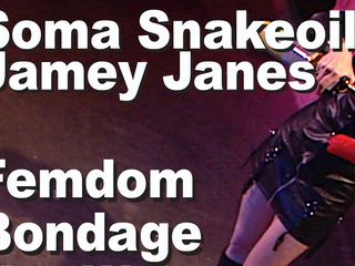 Picticon bondage and fetish: Soma Snakeoil &amp; Jamey Janes Femdom Bondage Hot Wax GMJP-IR0009