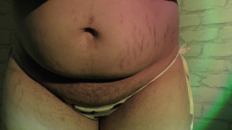 Milky Mari: Slutty milf in bikini cosplay at Halloween 2022 milking her lactating...