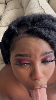 Busty Black Babe Gets Anal Fucked by a White Guy